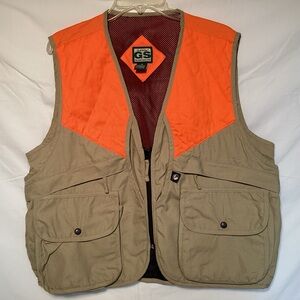 Gander Mountain Guide Series Orange and Tan Hunting Vest Men’s Size Medium
